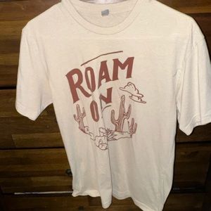 Roam on t shirt